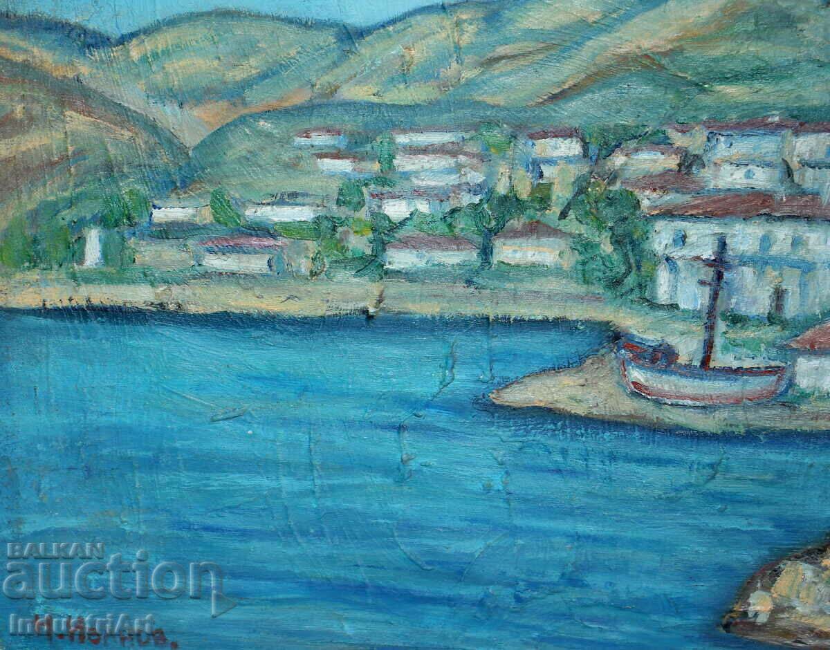 Auction Seascape - oil painting signed N. Ivanov Auction Seascape - oil painting signed N. Ivanov