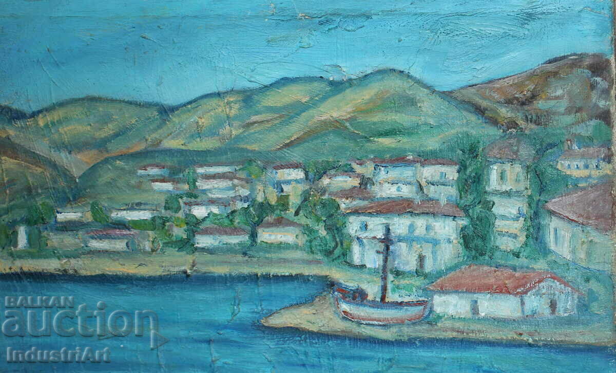 Seascape - oil painting signed N. Ivanov - 7 Seascape - oil painting signed N. Ivanov - 7