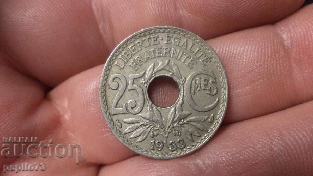 France 25 centimes, 1930