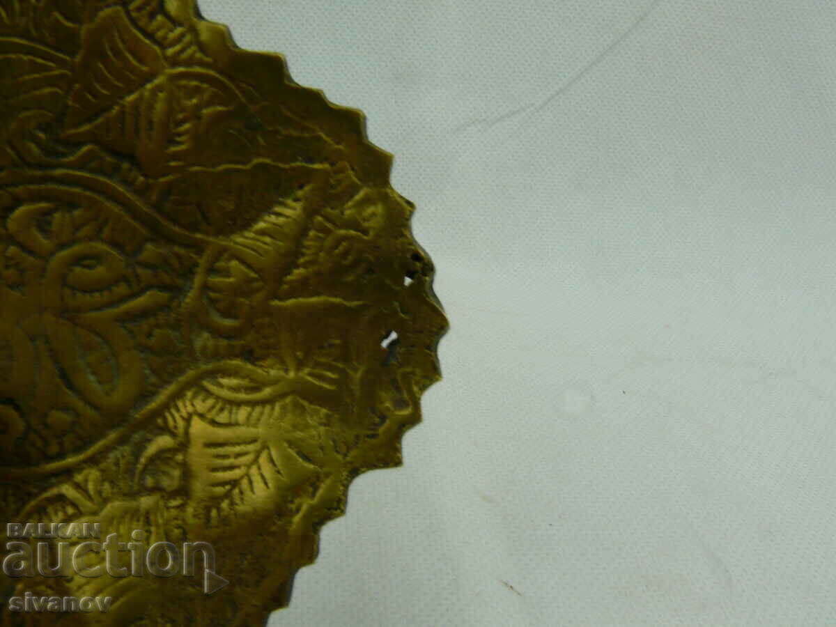 Παλιό ορειχάλκινο τασάκι #2417 - 6 Παλιό ορειχάλκινο τασάκι #2417 - 6