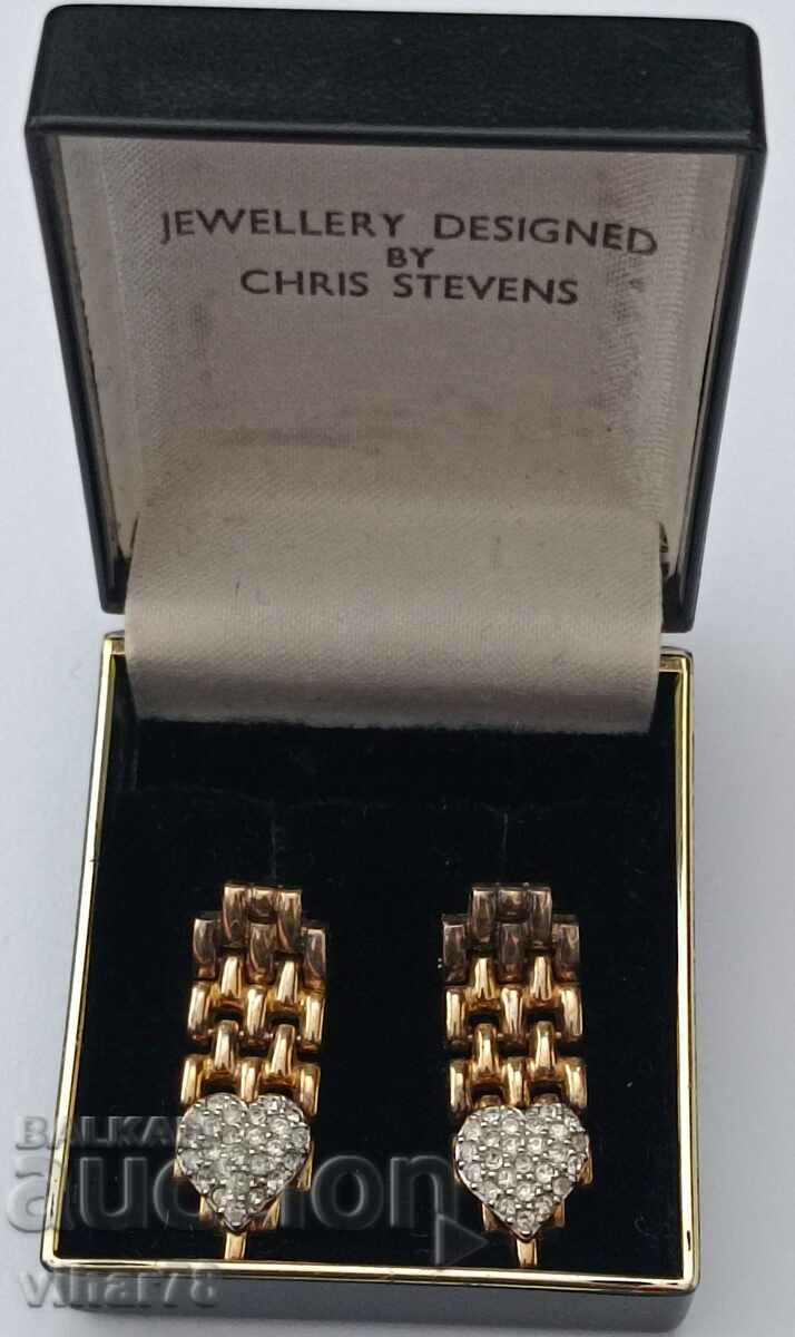 Branded silver earrings with gold plating - 7 Branded silver earrings with gold plating - 7