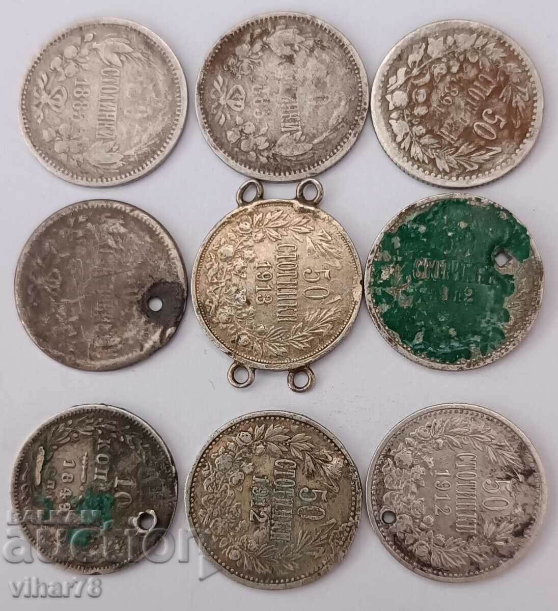 Lot of 8 pieces 50 cents and one 10 kopecks with price 85.99 BGN | € 43.97 Lot of 8 pieces 50 cents and one 10 kopecks with price 85.99 BGN | € 43.97