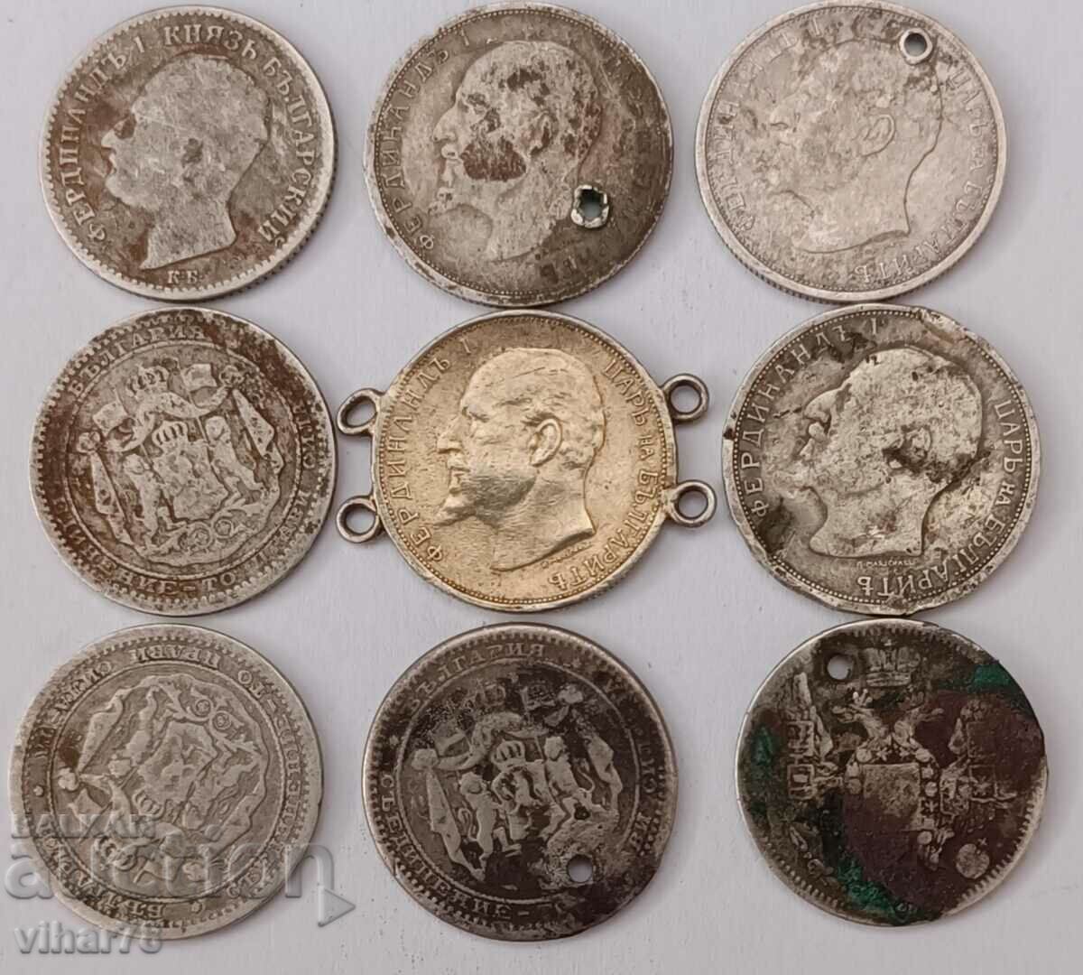 Lot of 8 pieces 50 cents and one 10 kopecks - 5 Lot of 8 pieces 50 cents and one 10 kopecks - 5