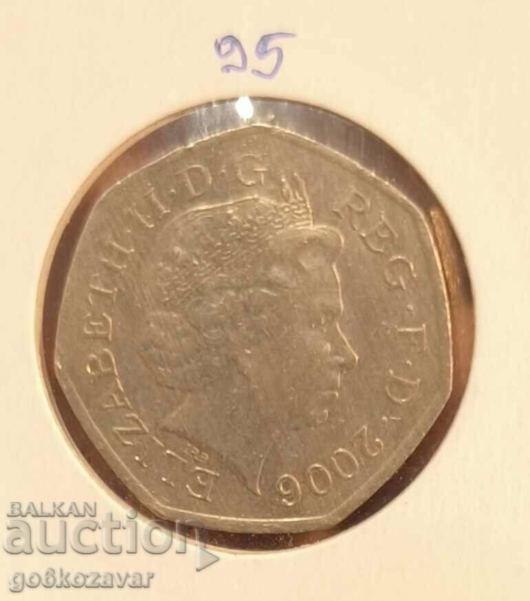Великобритания 50 пенса 2006г Юбилейни! с цена 3.30 лв. | € 1.69 Великобритания 50 пенса 2006г Юбилейни! с цена 3.30 лв. | € 1.69