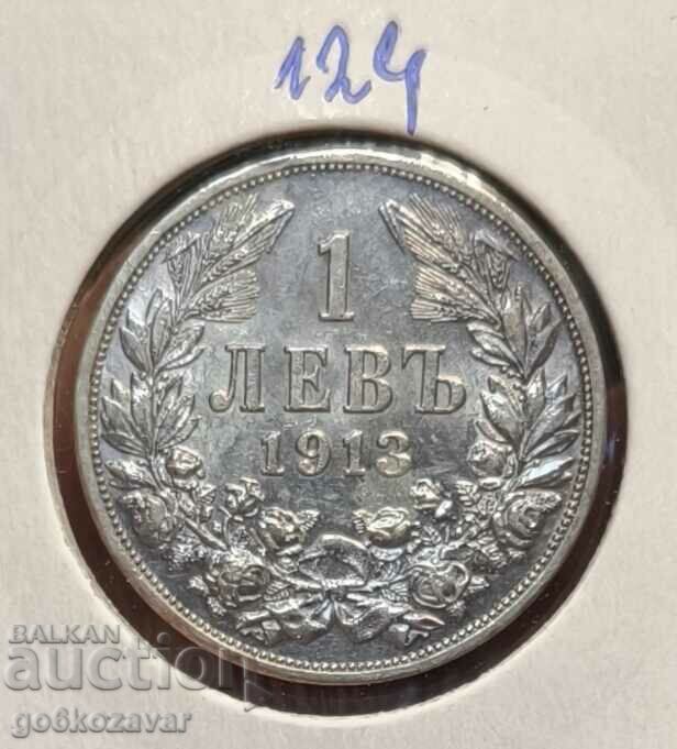 Auction Bulgaria 1 lev 1913 Silver! Top Coin! Auction Bulgaria 1 lev 1913 Silver! Top Coin!