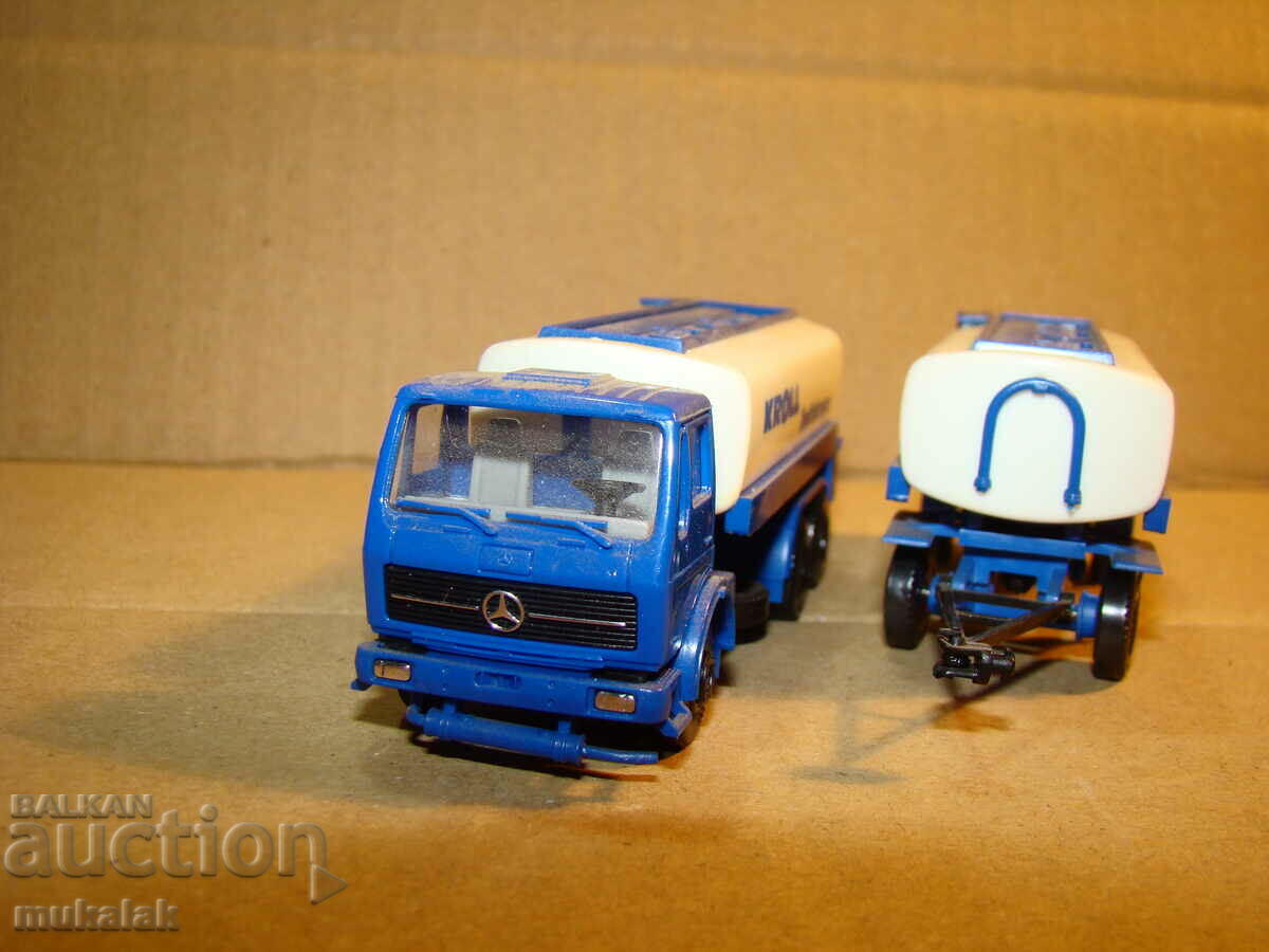 Delivery of HERPA 1:87 H0 MERCEDES TIRE TRUCK TOY MODEL TANK