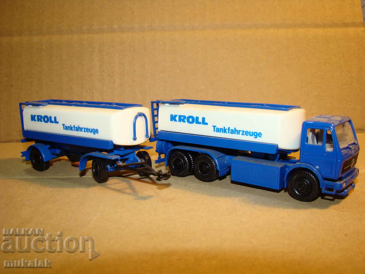 HERPA 1:87 H0 MERCEDES TIRE TRUCK TOY MODEL TANK - 5