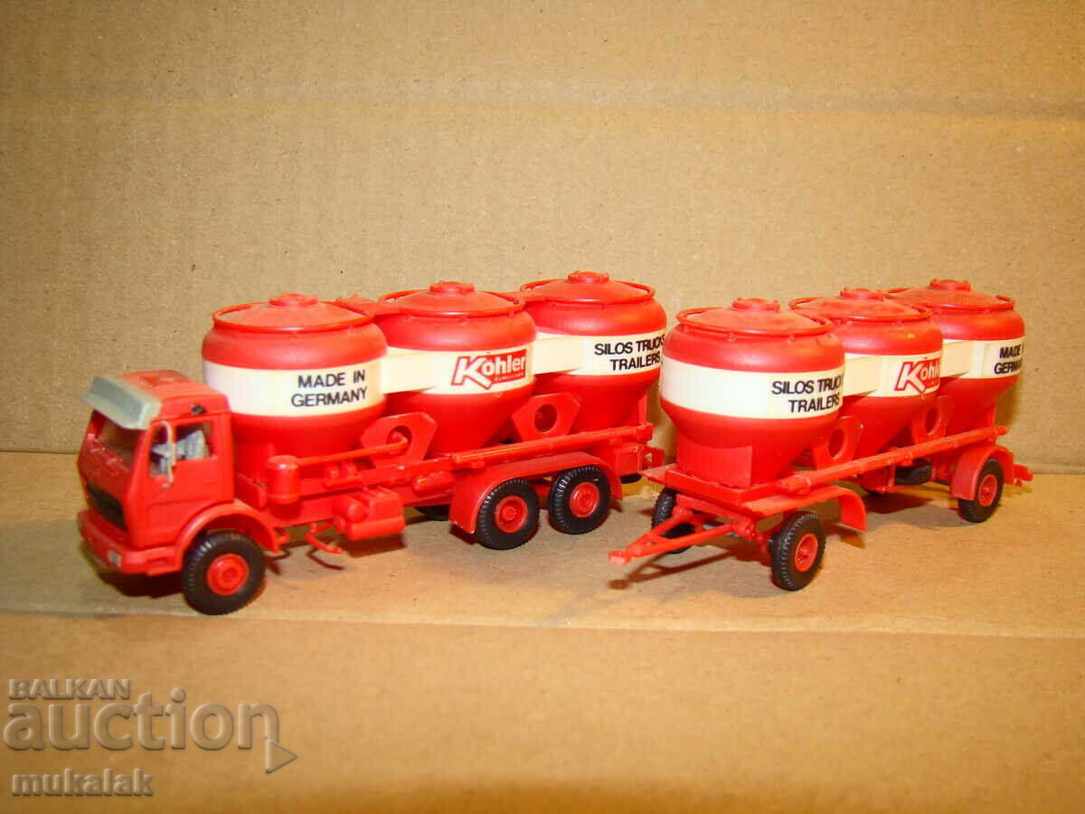 Auction KIBRI 1:87 H0 MERCEDES TIRE TRUCK TOY MODEL TANK Auction KIBRI 1:87 H0 MERCEDES TIRE TRUCK TOY MODEL TANK