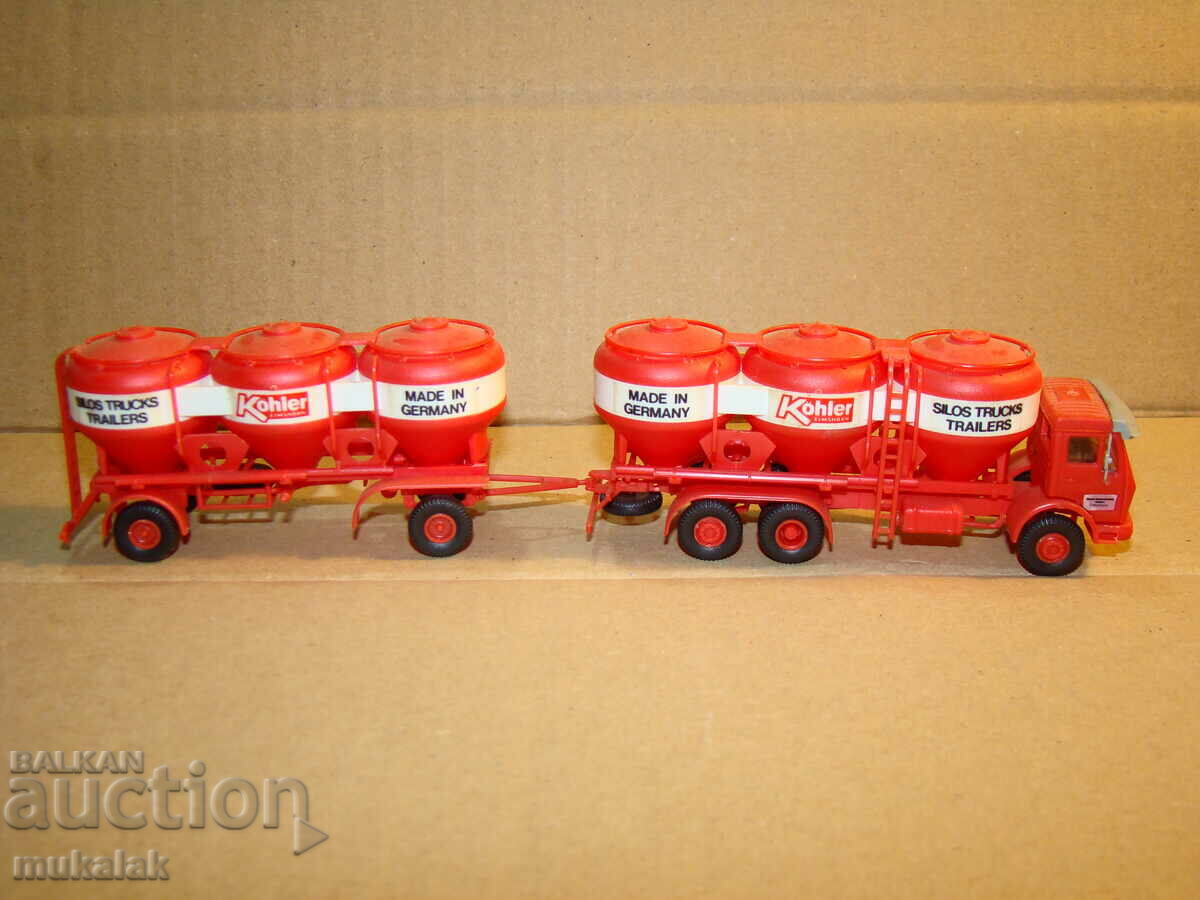 Delivery of KIBRI 1:87 H0 MERCEDES TIRE TRUCK TOY MODEL TANK Delivery of KIBRI 1:87 H0 MERCEDES TIRE TRUCK TOY MODEL TANK