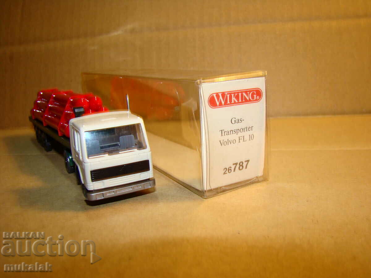 WIKING 1:87 H0 VOLVO TIRE TRUCK TOY MODEL TANK - 5 WIKING 1:87 H0 VOLVO TIRE TRUCK TOY MODEL TANK - 5