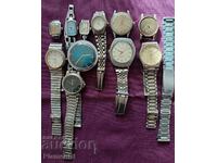 Lot of old damaged watches 11 pieces.