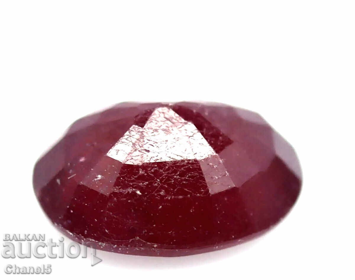NATURAL RUBY - OVAL INDIA - 5.45 ct (287) with price 39.90 BGN | € 20.40 NATURAL RUBY - OVAL INDIA - 5.45 ct (287) with price 39.90 BGN | € 20.40