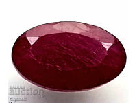 NATURAL RUBY - OVAL INDIA - 5,45 ct (287)