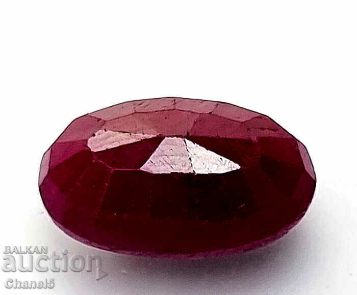 NATURAL RUBY - OVAL INDIA - 5.95 ct (285) with price 42.00 BGN | € 21.47 NATURAL RUBY - OVAL INDIA - 5.95 ct (285) with price 42.00 BGN | € 21.47