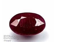 NATURAL RUBY - OVAL INDIA - 5.95 ct (285)