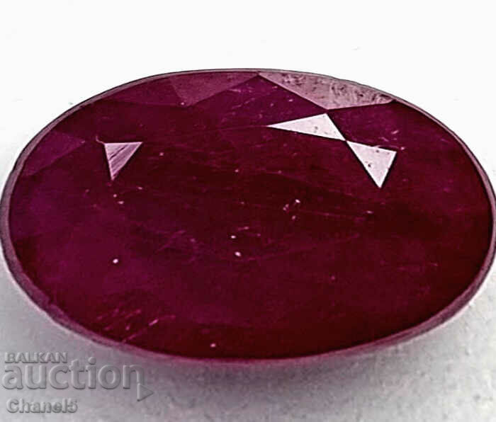 Auction  NATURAL RUBY - OVAL INDIA - 5.20 ct (284)