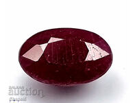 NATURAL RUBY - OVAL INDIA - 5,20 ct (284)