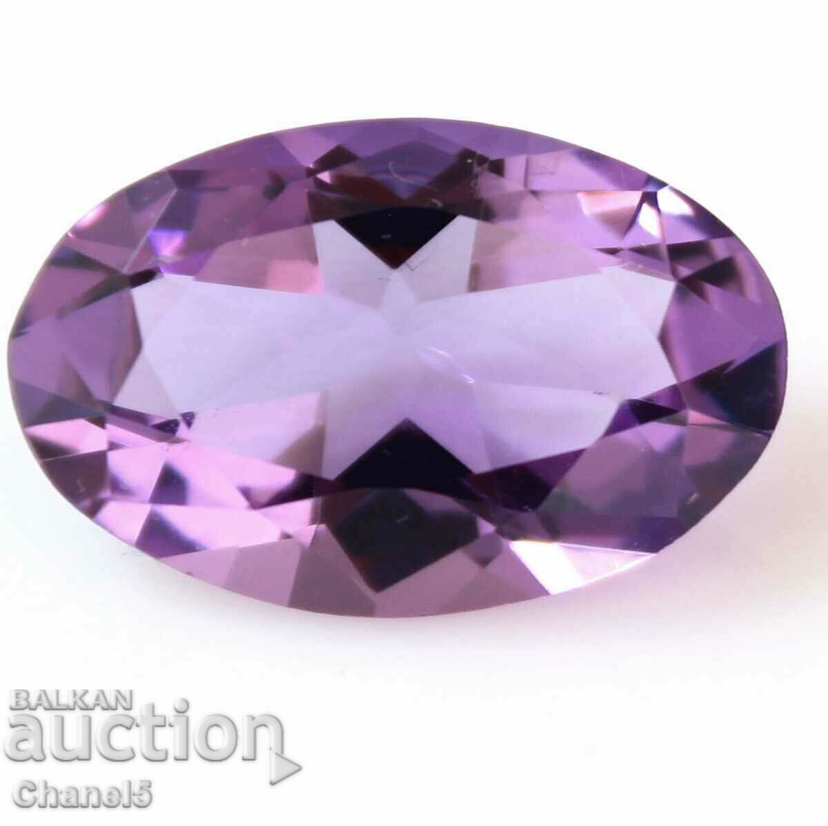 NATURAL AMETHYST - ROZ-VIOLET - BRAZIL - 0,70 ct (104)