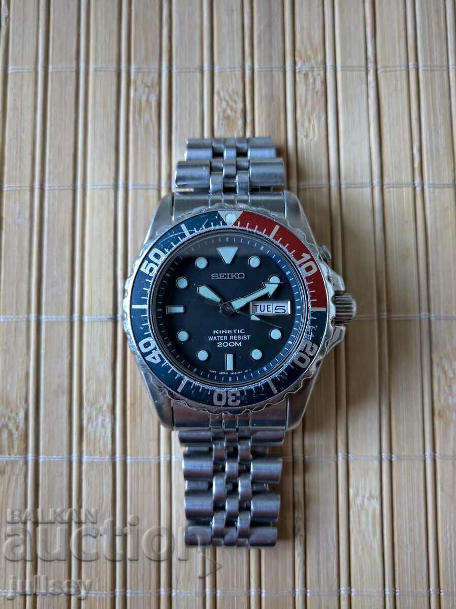 SEIKO KINETIC 5M63-0A10 200M PEPSI !!!