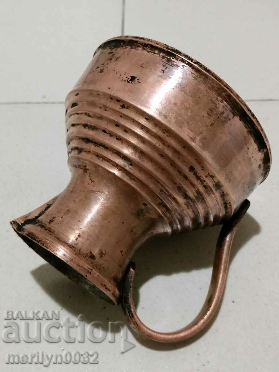Auction Copper tinned jug copper, copper vessel cup goblet Auction Copper tinned jug copper, copper vessel cup goblet