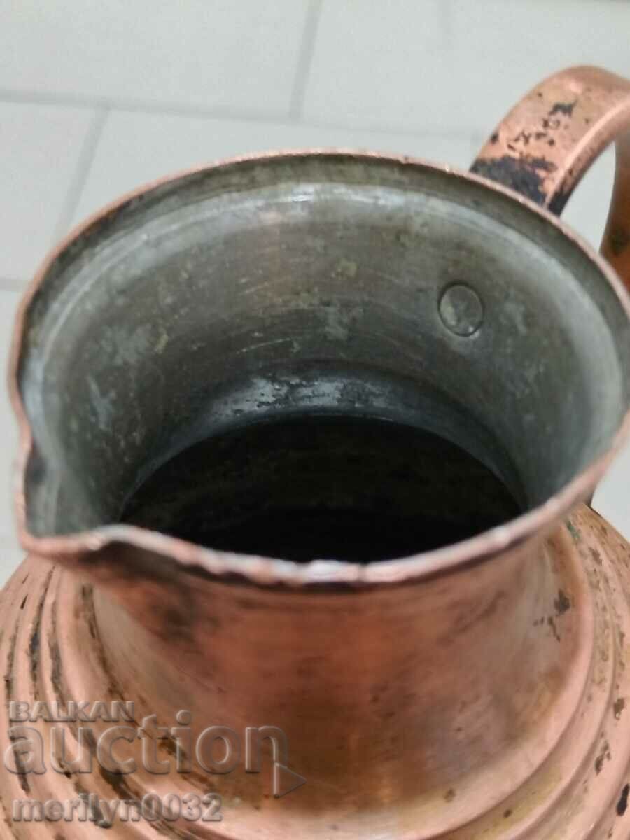 Copper tinned jug copper, copper vessel cup goblet - 5 Copper tinned jug copper, copper vessel cup goblet - 5