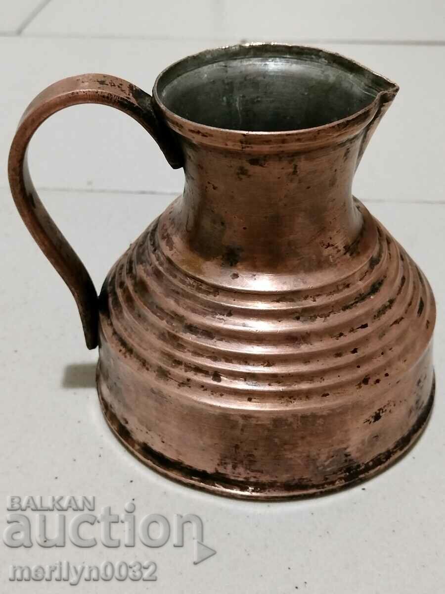 Copper tinned jug copper, copper vessel cup goblet