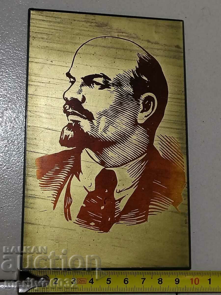 Metal image of the leader Lenin - 5
