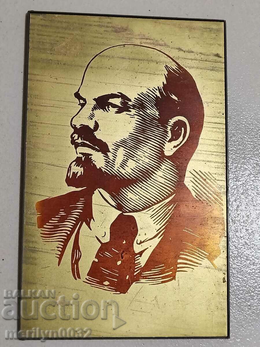 Metal image of the leader Lenin - 6