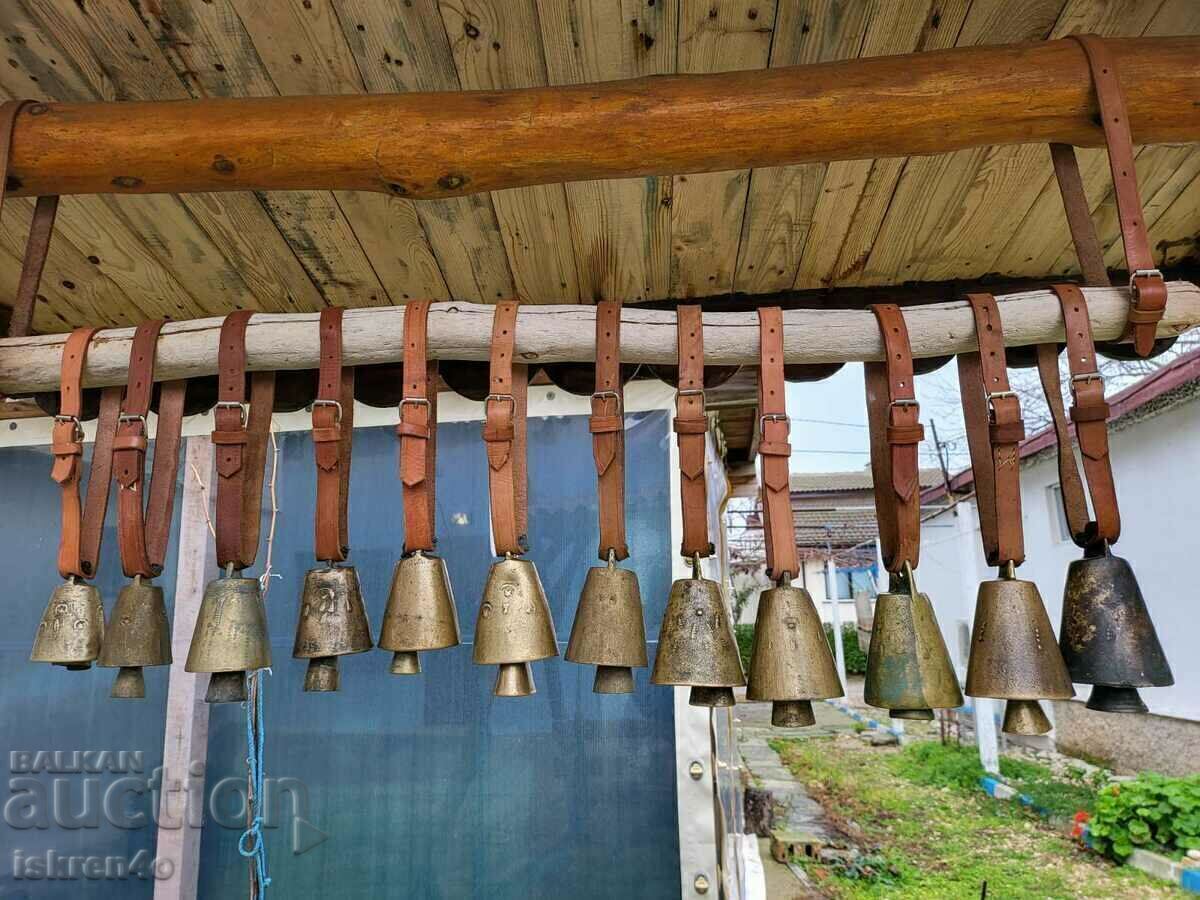 Чанове - 12 броя с кожени каишки Чан - 6