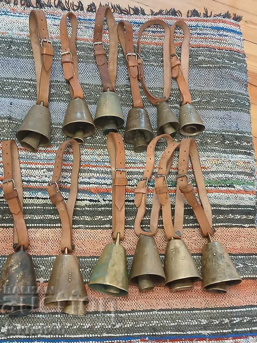 Chans - 12 pieces with leather Chan straps - 7 Chans - 12 pieces with leather Chan straps - 7