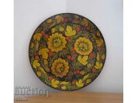 Decorative wooden plate, perfect