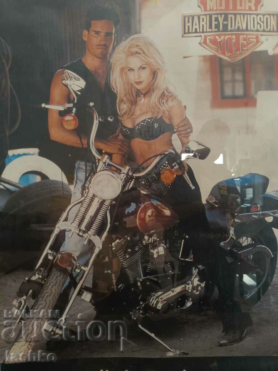 Afiș vechi Harley Davidson cu preț 59.99 BGN | € 30.67