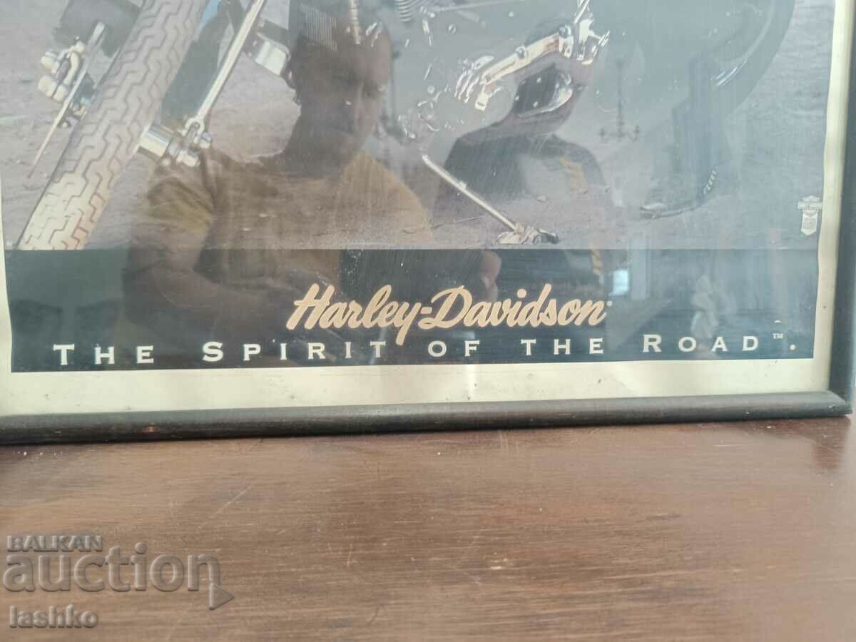 Licitație Afiș vechi Harley Davidson