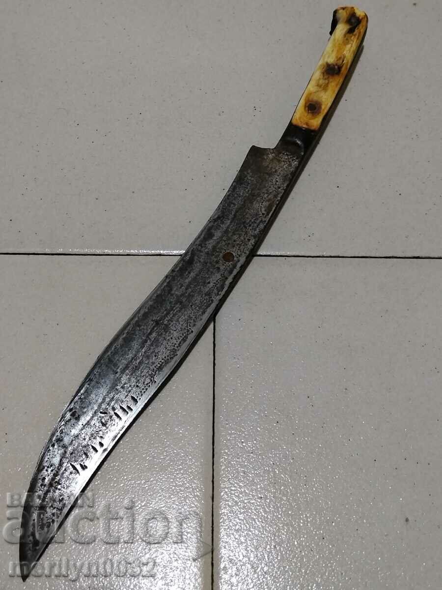 Auction Old shepherd's knife without cania and stamp akulak blade Auction Old shepherd's knife without cania and stamp akulak blade