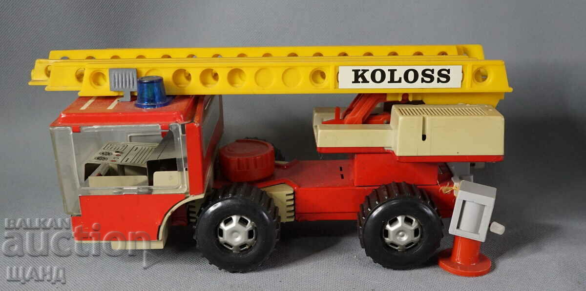 KOLOSS Old metal toy model truck fire escape