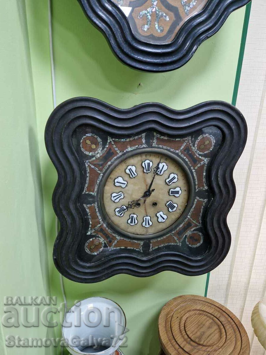 A beautiful antique French wall clock from the 19th century - 5 A beautiful antique French wall clock from the 19th century - 5