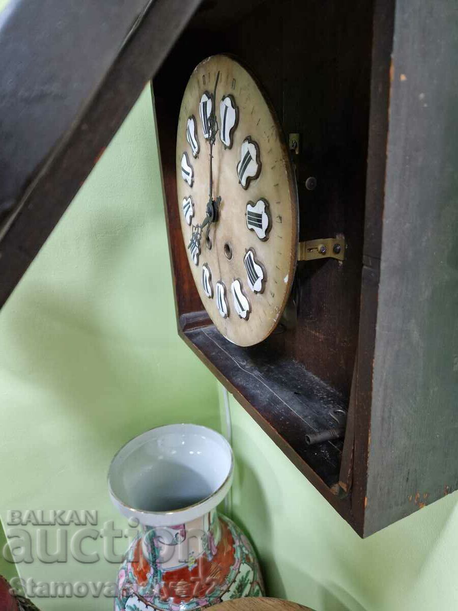 A beautiful antique French wall clock from the 19th century - 7 A beautiful antique French wall clock from the 19th century - 7