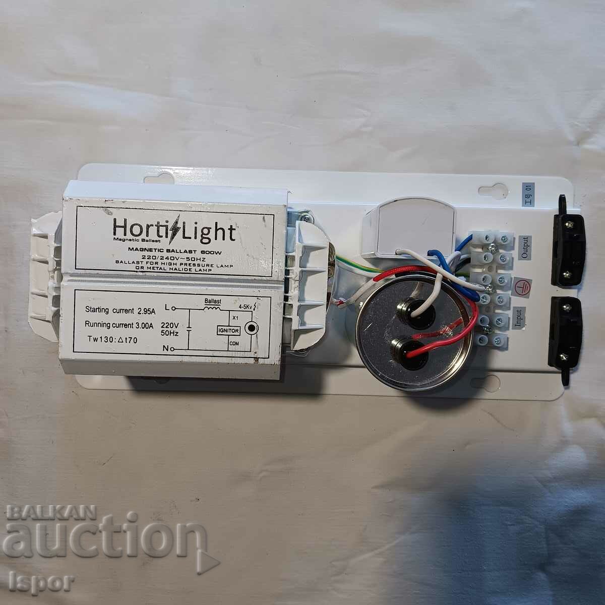 Choke / magnetic ballast 600 W with price 25.00 BGN | € 12.78 Choke / magnetic ballast 600 W with price 25.00 BGN | € 12.78