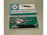 Old Japanese crystal microphone in box