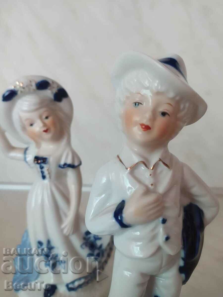 Licitație Două figurine de porțelan cu o doamnă și un domn, Germania