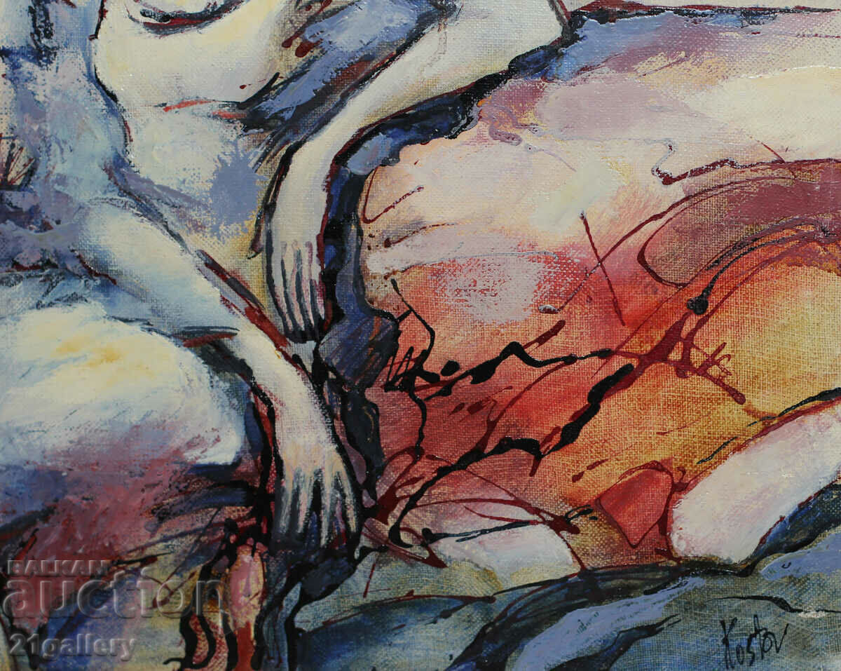 Krum Kostov / Oil paints Female portrait - 6 Krum Kostov / Oil paints Female portrait - 6