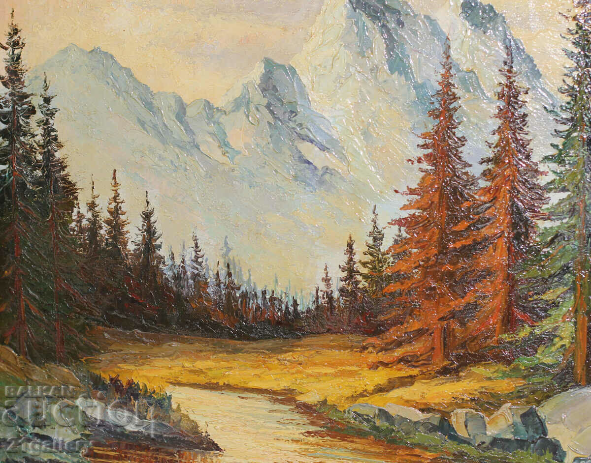 Delivery of Mihail Rashkov (1934-2021) / Oil paints Landscape 92 Delivery of Mihail Rashkov (1934-2021) / Oil paints Landscape 92