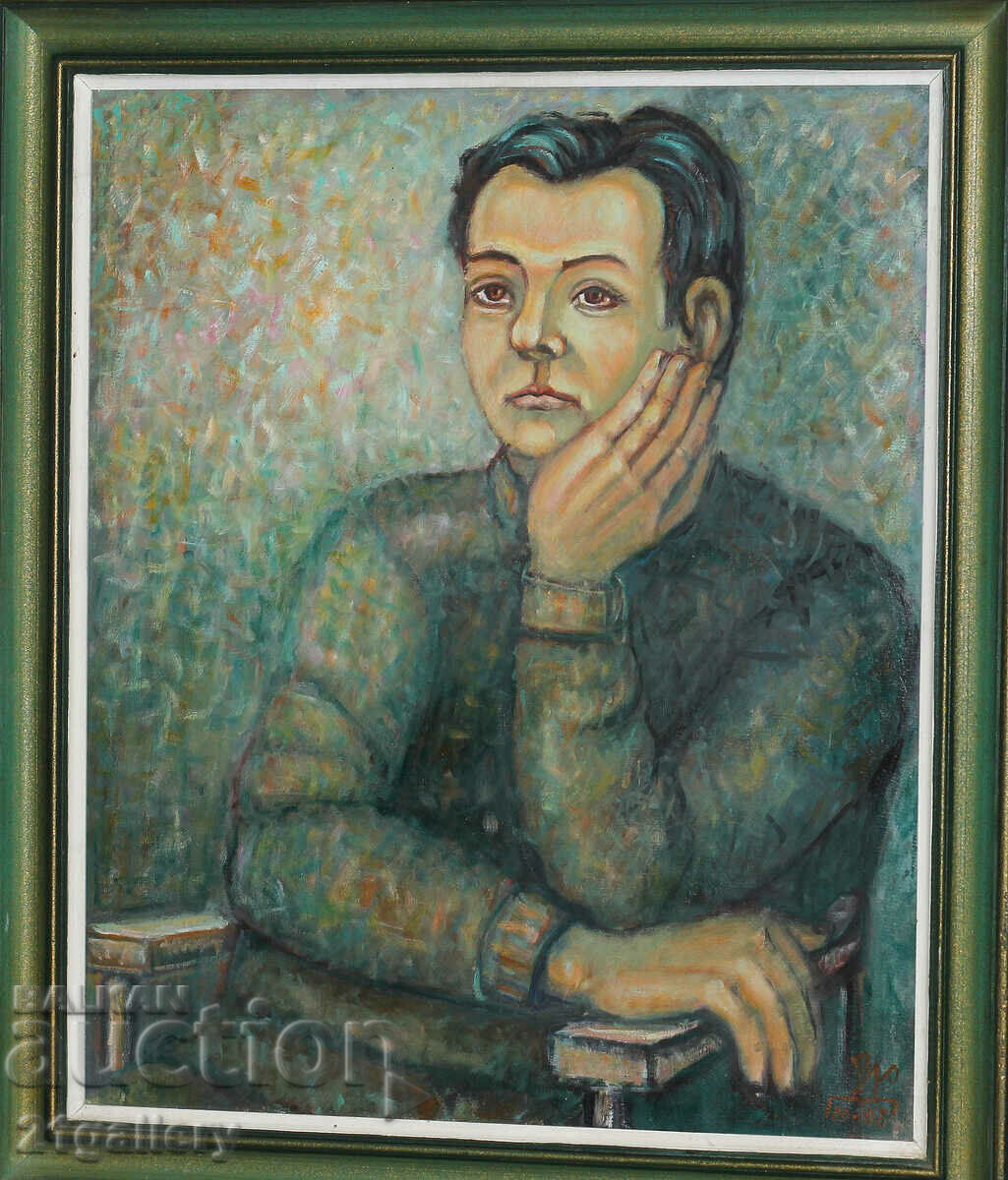 Rusi Rusev Oil painting Portrait 2003 Rusi Rusev Oil painting Portrait 2003