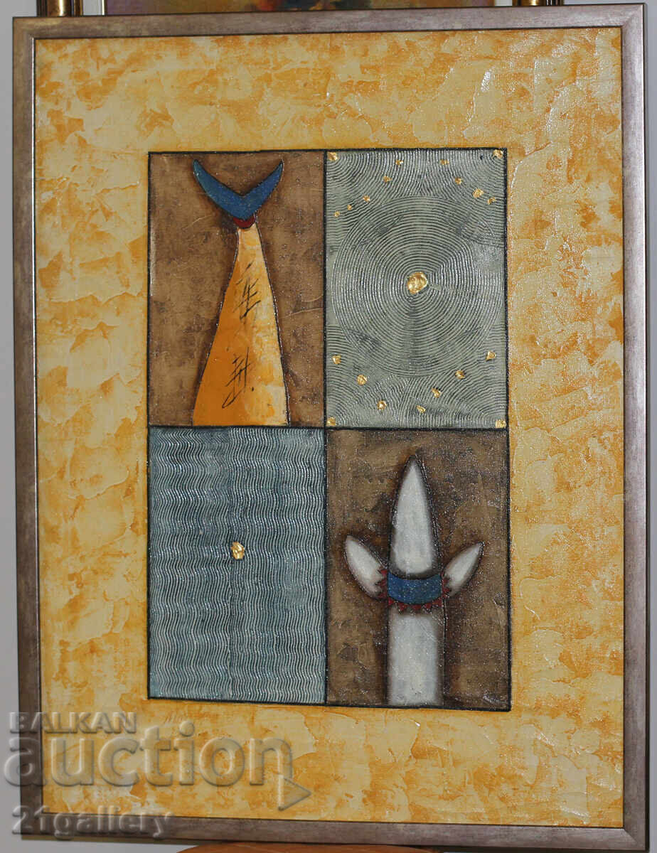 Auction Contemporary abstraction Oil painting 2003 Auction Contemporary abstraction Oil painting 2003