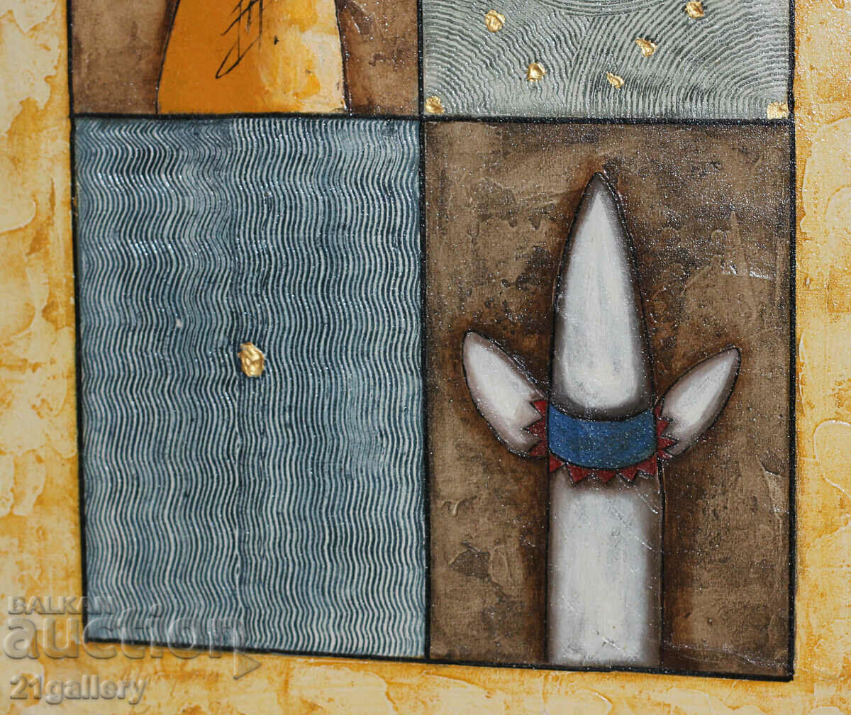 Contemporary abstraction Oil painting 2003 - 5 Contemporary abstraction Oil painting 2003 - 5