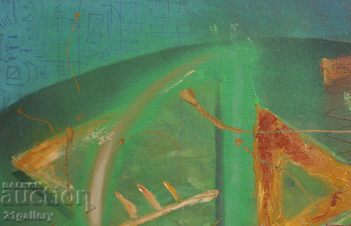 Auction Modern abstract painting / Oil paints Auction Modern abstract painting / Oil paints