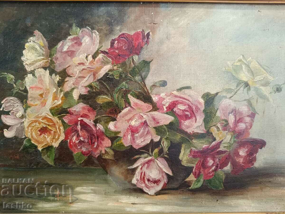 Old painting with price 869.99 BGN | € 444.82 Old painting with price 869.99 BGN | € 444.82