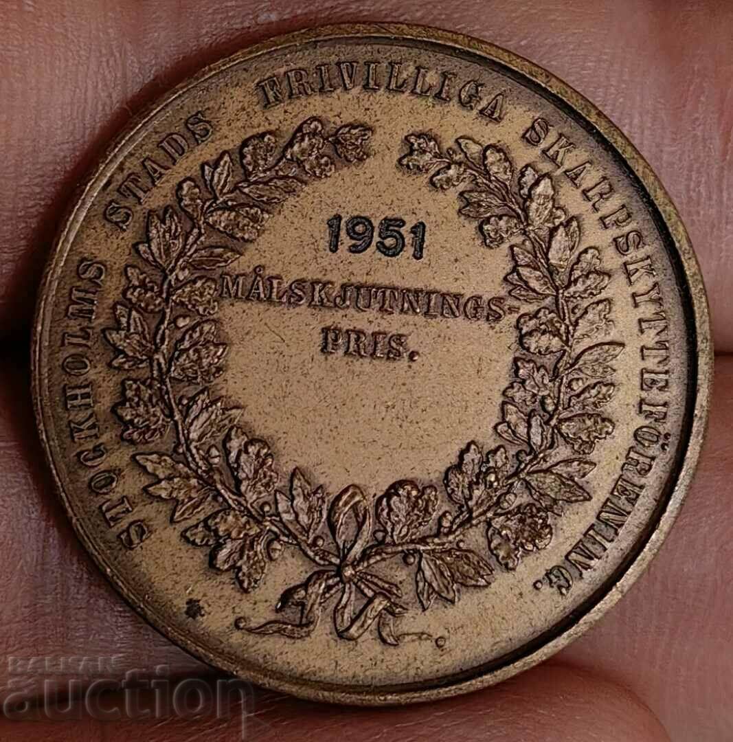 Delivery of . 1951 STOCKHOLMS STADS MEDAL Delivery of . 1951 STOCKHOLMS STADS MEDAL