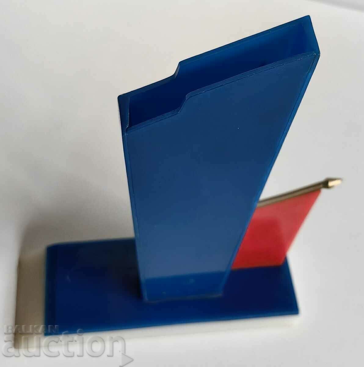 . PENCIL HOLDER LENIN ROCKET FLAG USSR SOC SOVIET SOUVENIR - 6 . PENCIL HOLDER LENIN ROCKET FLAG USSR SOC SOVIET SOUVENIR - 6