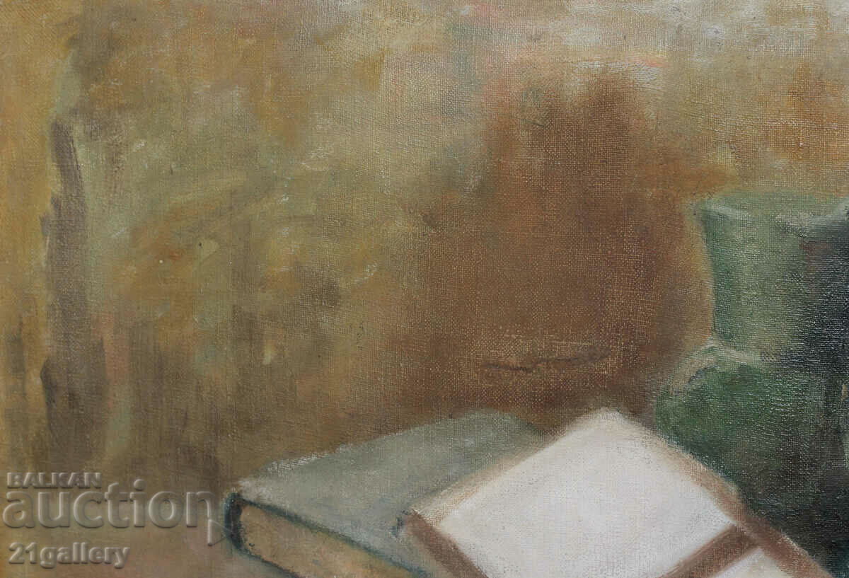 Auction Old oil painting / Still life signed Hristo Todorov Auction Old oil painting / Still life signed Hristo Todorov